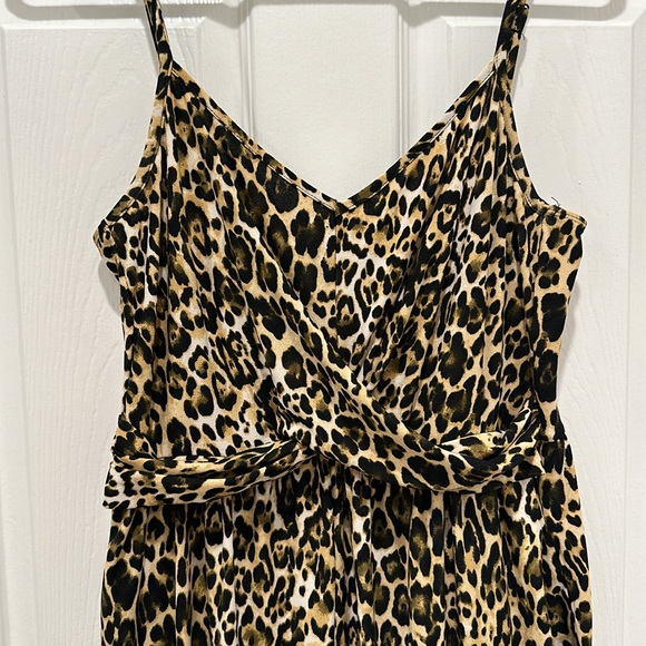 Leopard Print Jumpsuit - Picture 2 of 7